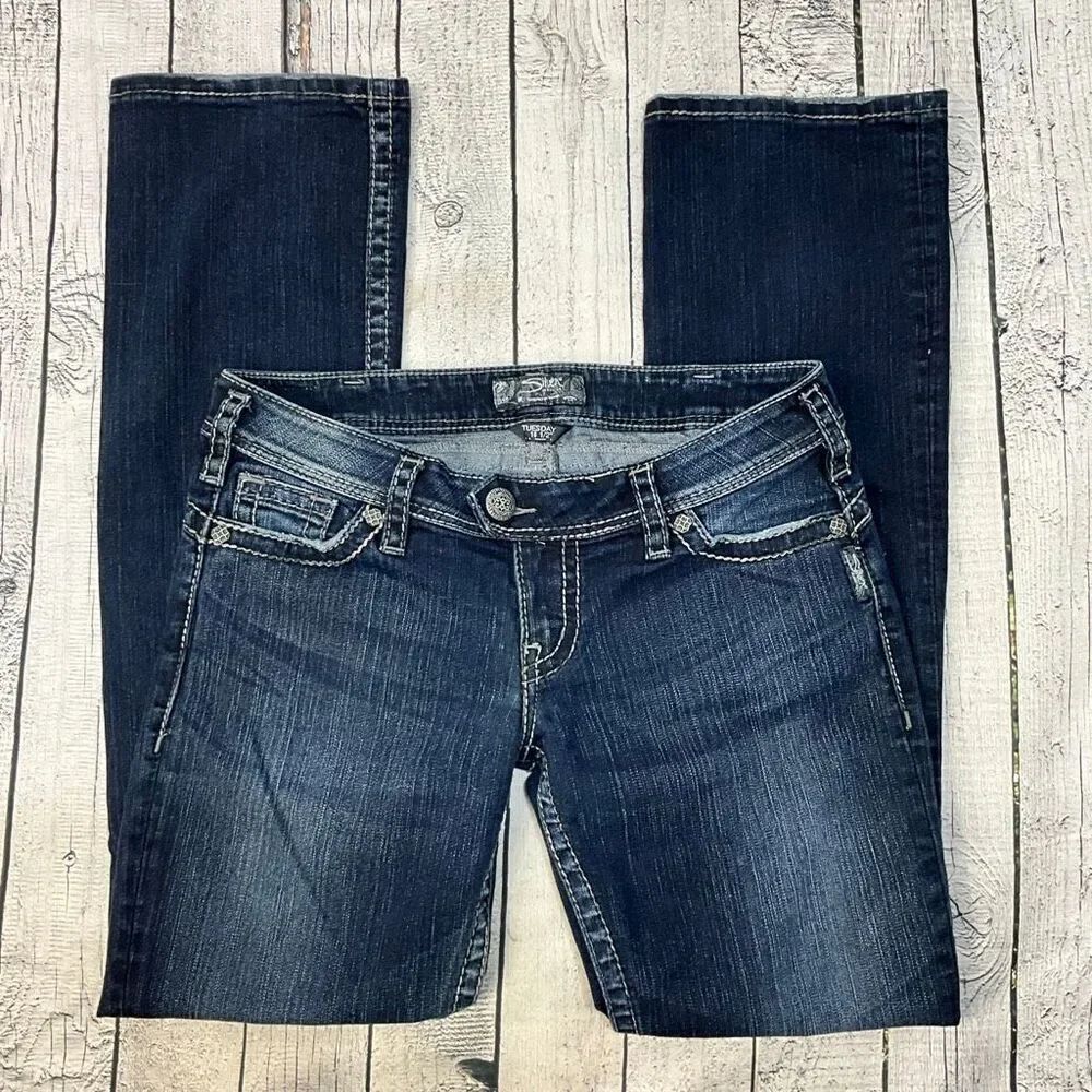 SILVER Tuesday 16 1/2” Slim Bootcut Jeans